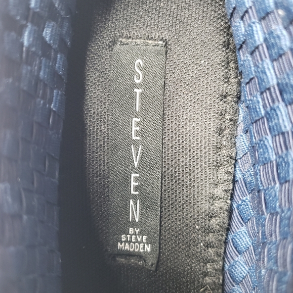 Steven by Steve Madden Elizah Stretch Woven Bootie Heel Shoes Size 10 - Picture 14 of 14